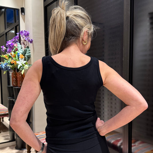 COJ Singlet Olivia Zwart - Peet kleding