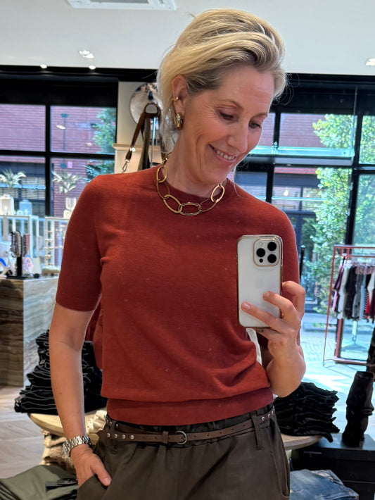 Top Basic Jip Brique - Peet kleding