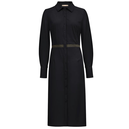 Triple Nine - Travel Jurk Cameron Zwart - 51811 - Peet kleding