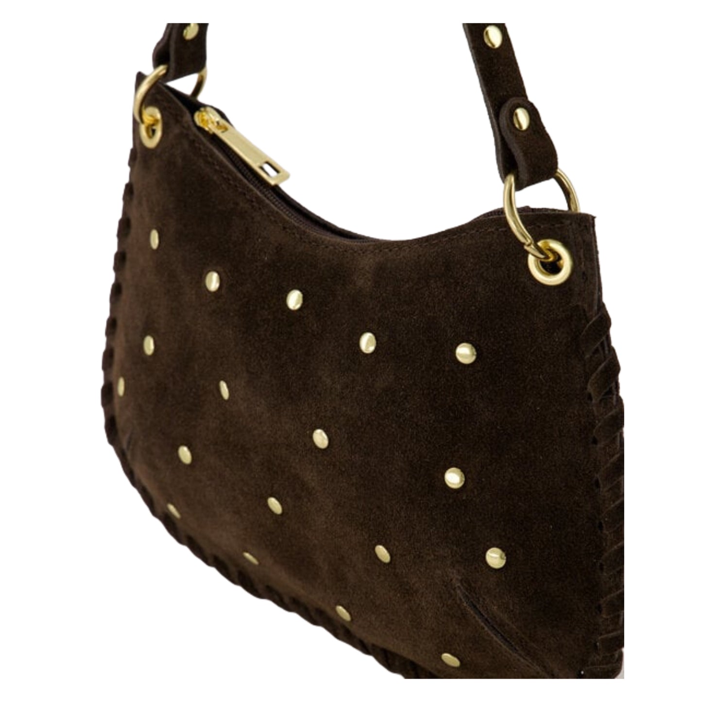 Tas Casey Suede Donkerbruin - Peet kleding