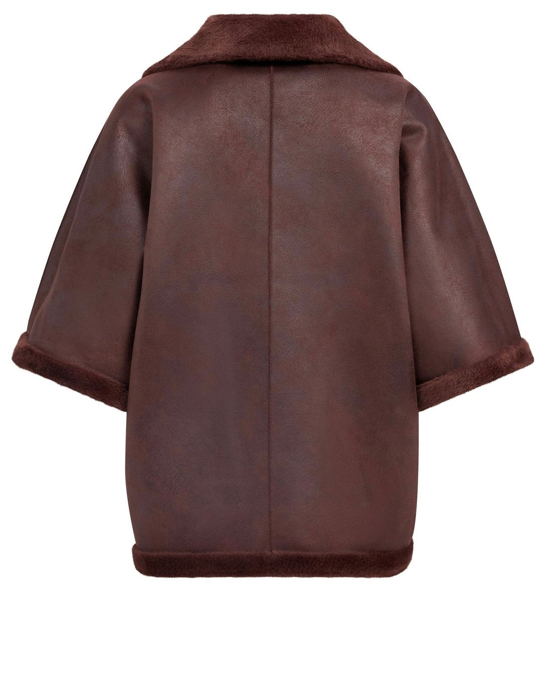 Yaya Faux Jas Reversible Chocolat Red - Peet kleding