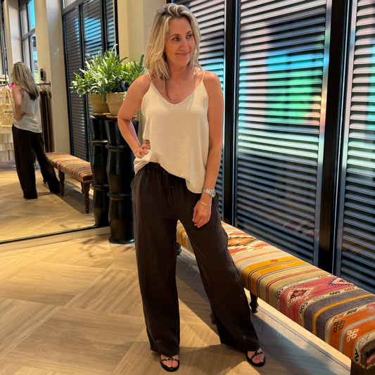 Azzurro Top Angel Zand - Peet kleding