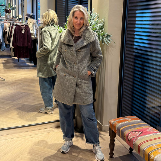 Rino & Pelle Teddy Ena Green Ash - Peet kleding