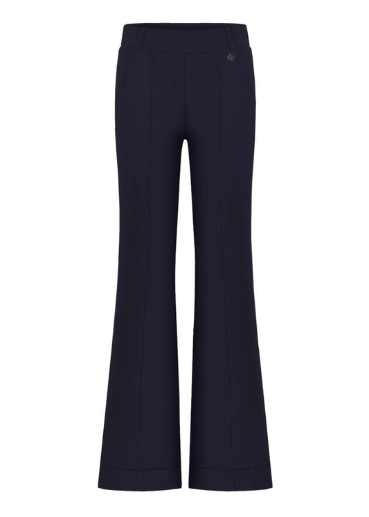 Triple Nine - Travel Broek Fleur Navy - 2301 - Peet kleding