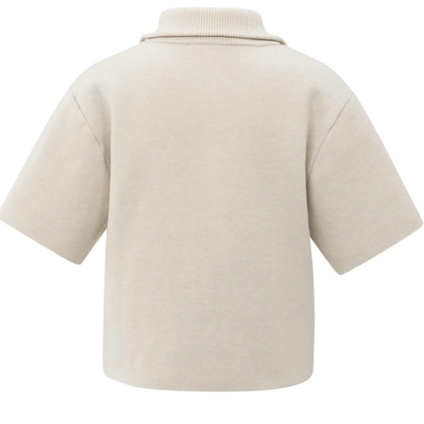 Yaya Korte Mouw Ecru - Peet kleding