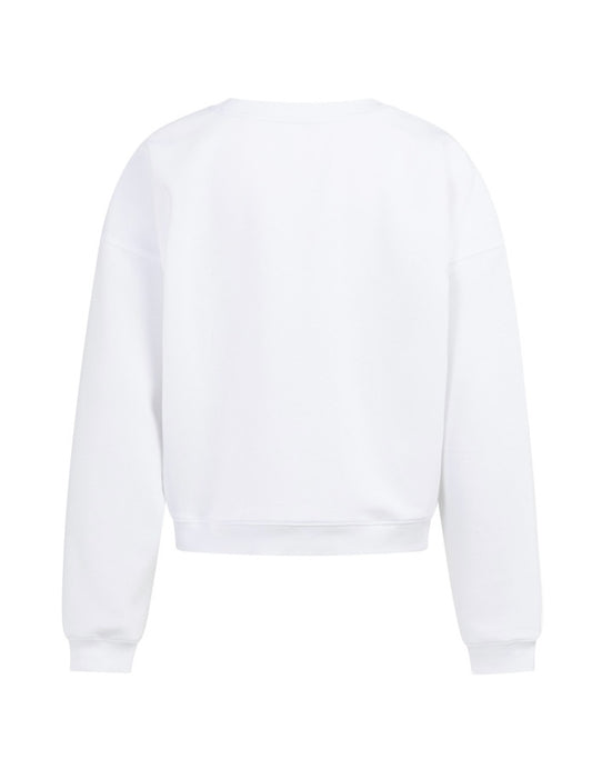 Yaya Sweater Lange Mouwen Wit - Peet kleding