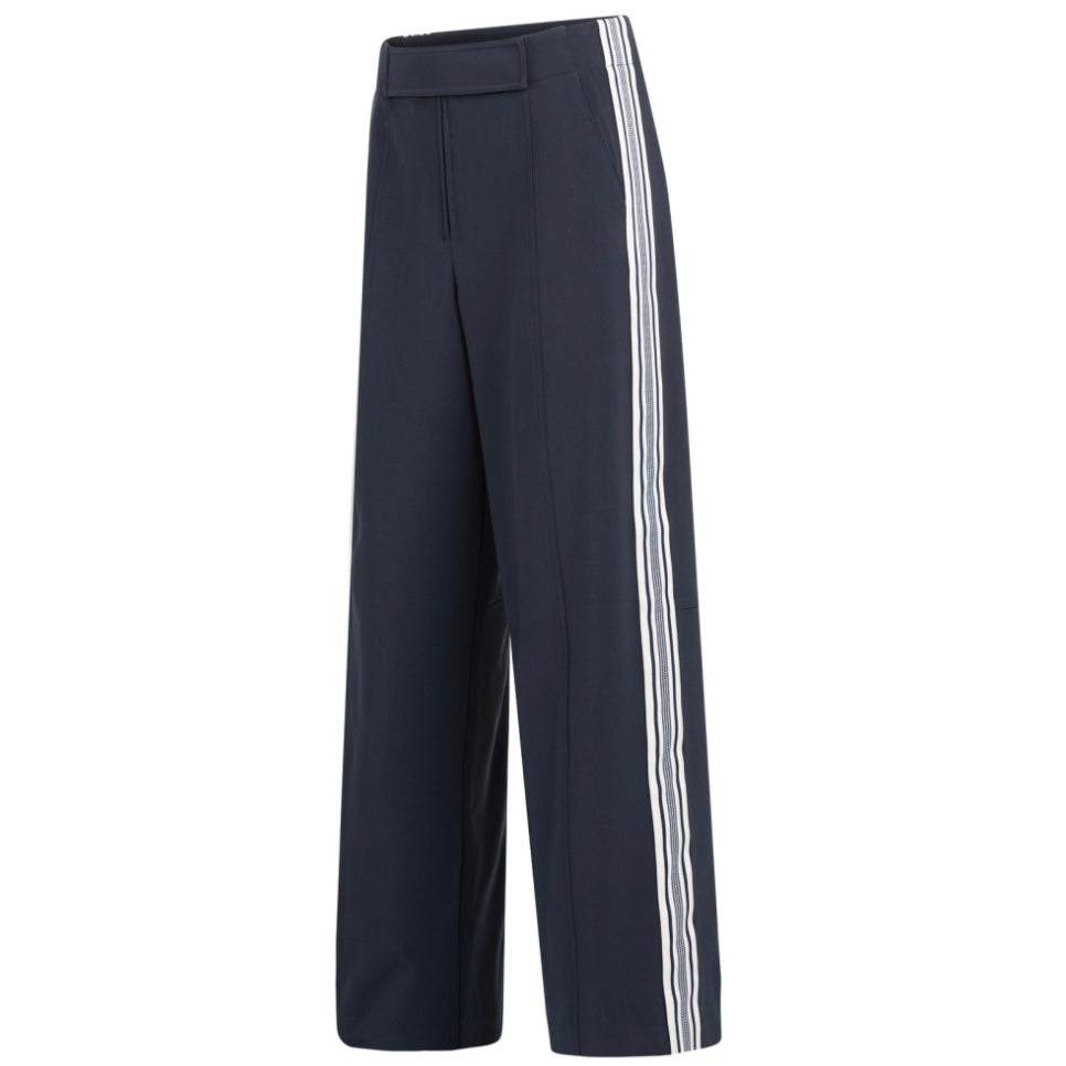 Yaya Hoge Broek Streep Blauw - Peet kleding