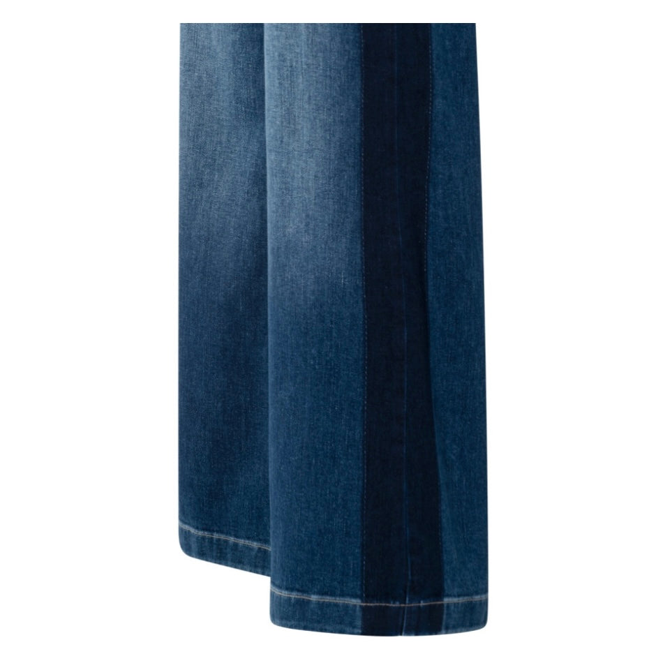 Yaya Wide Jeans Donkerblauw - Peet kleding