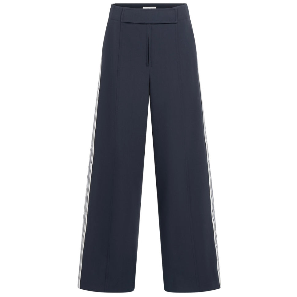Yaya Hoge Broek Streep Blauw - Peet kleding