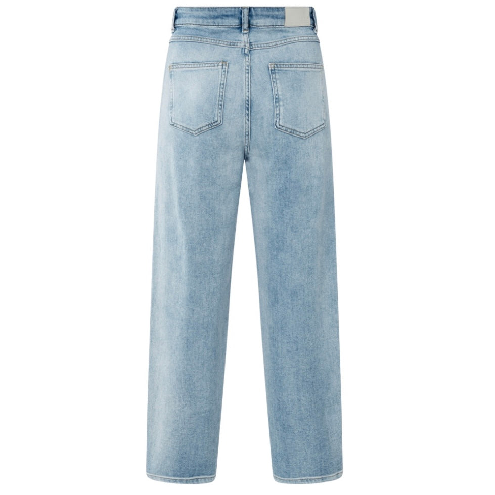 Yaya Wide Jeans Lichtblauw - Peet kleding