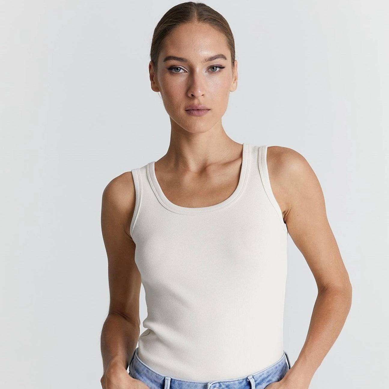 COJ Singlet Olivia Offwhite - Peet kleding