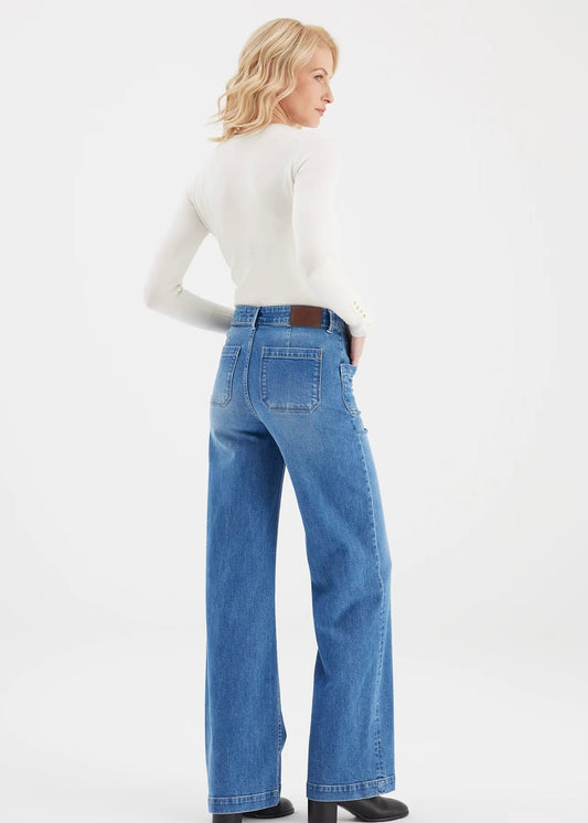 COJ Jeans Mira Medium Blue - Peet kleding