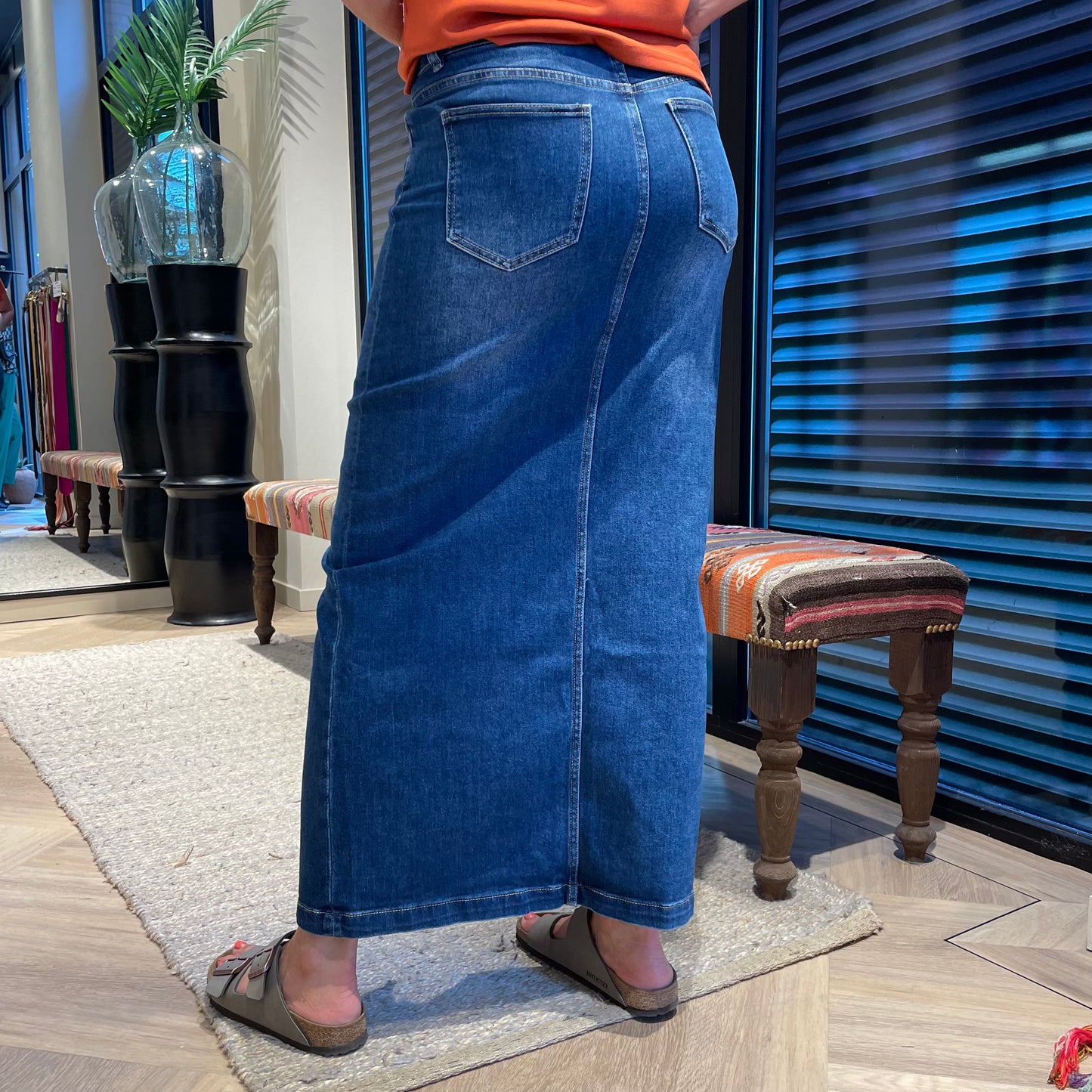 Azzurro Rok Evy Denim - Peet kleding