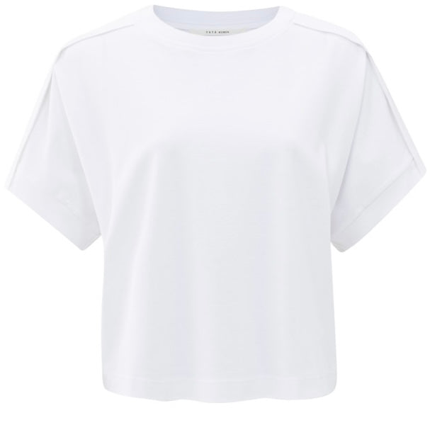 Yaya Jersey Top Wit - Peet kleding