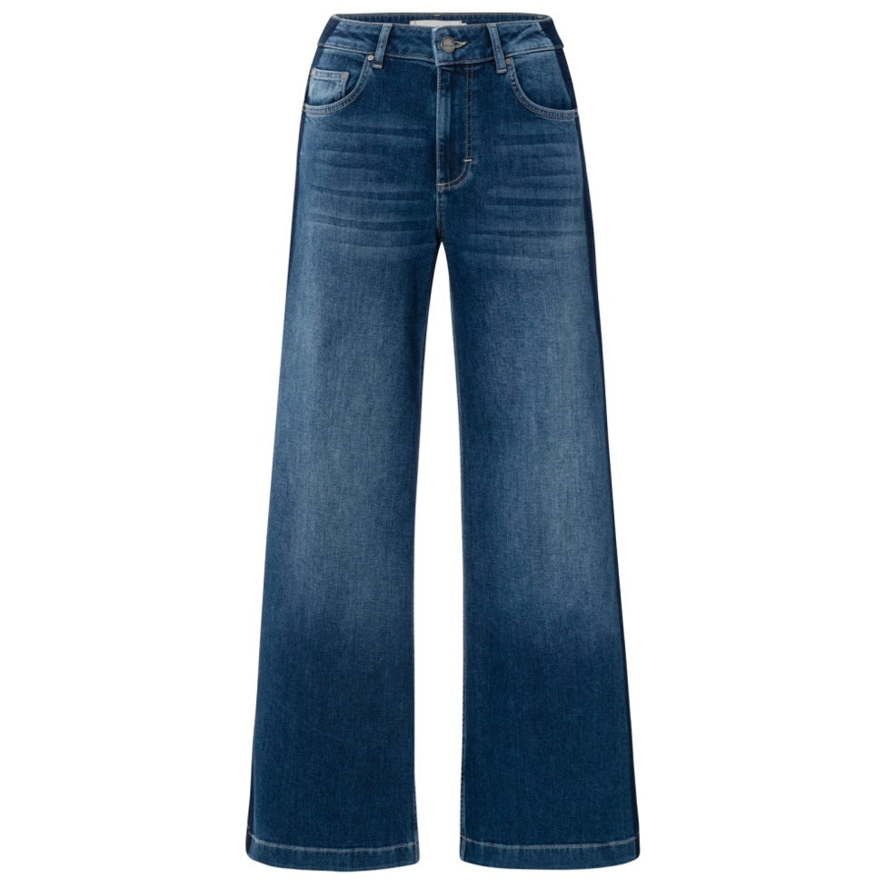 Yaya Wide Jeans Donkerblauw - Peet kleding