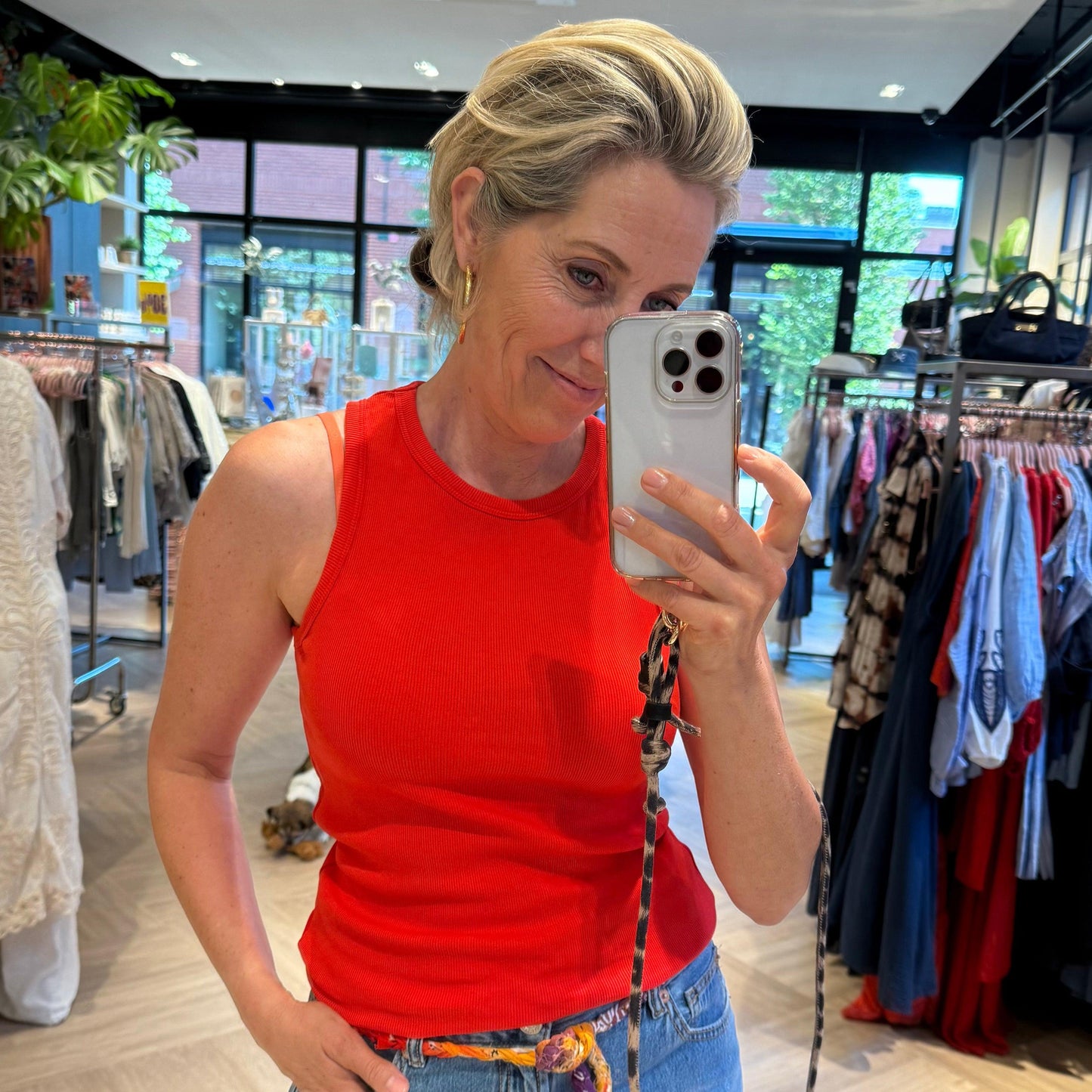 COJ Singlet Liv Rood - Peet kleding