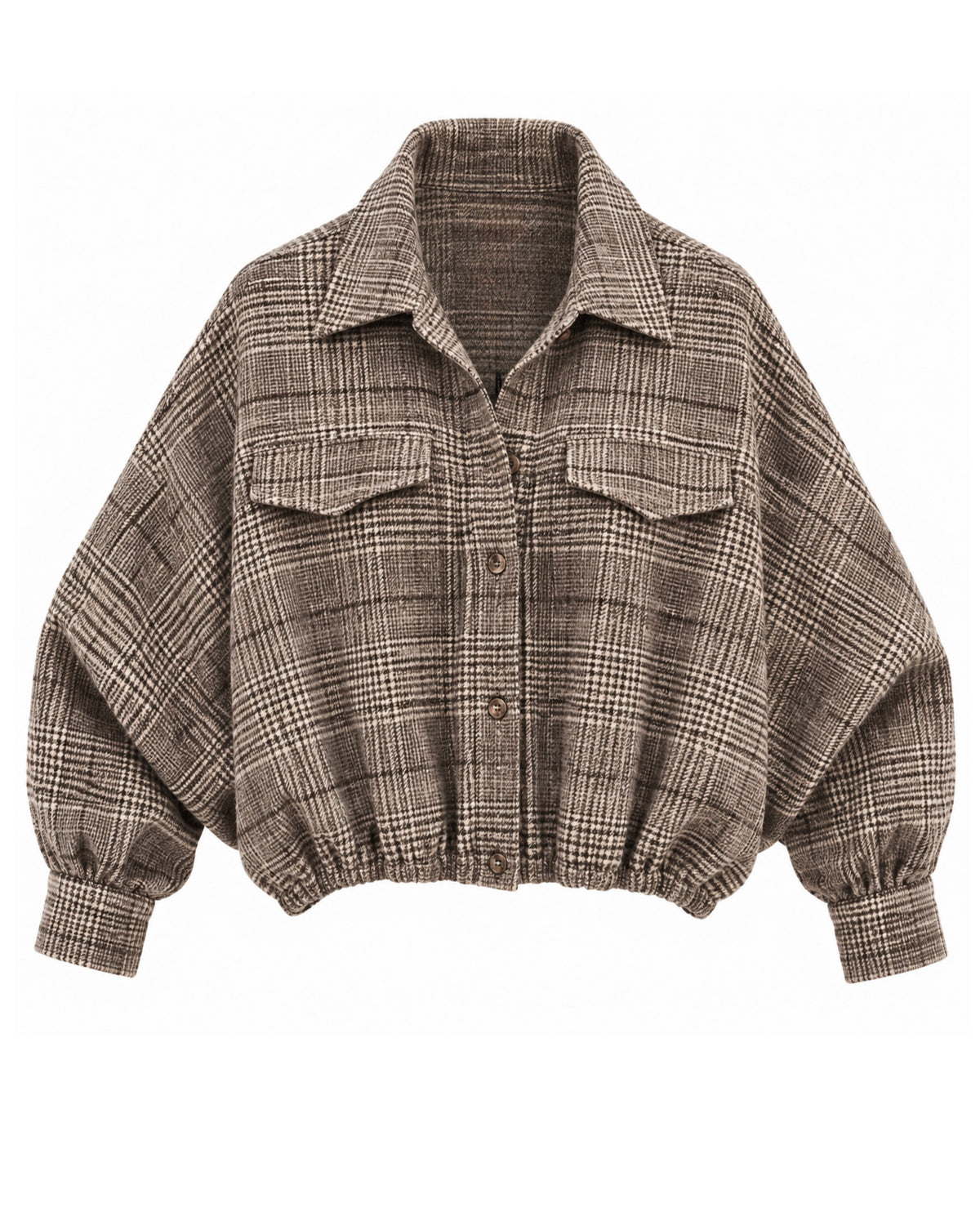 Blouson Bomber Ruit Bruin - Peet kleding