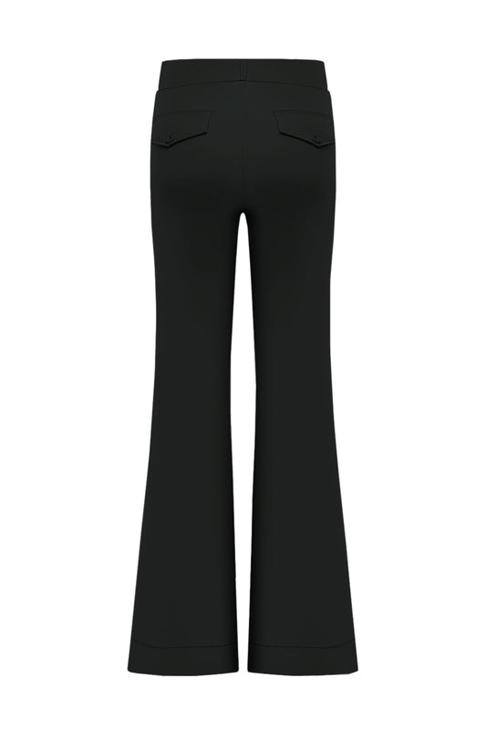 Triple Nine - Travel Broek Fleur Zwart - 2301 - Peet kleding