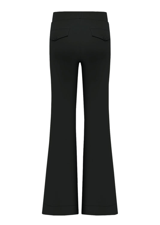 Triple Nine - Travel Broek Fleur Zwart - 2301 - Peet kleding