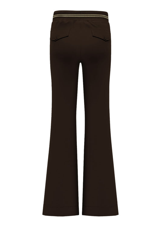 Triple Nine - Travel Broek Anna Donkerbruin - 2304 - Peet kleding