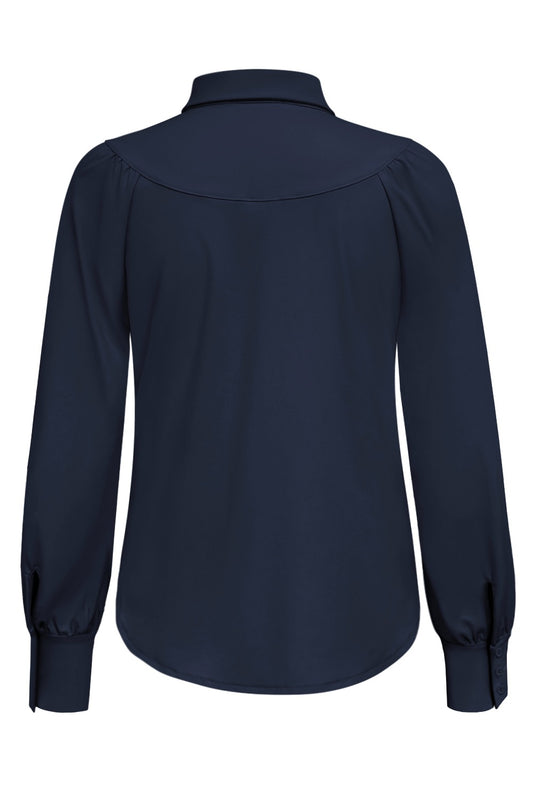 Triple Nine - Travel Blouse Moon Navy - 5919 - Peet kleding