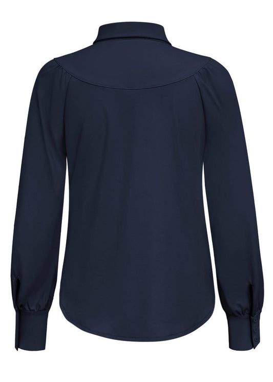 Triple Nine - Travel Blouse Moon Navy - 5919 - Peet kleding