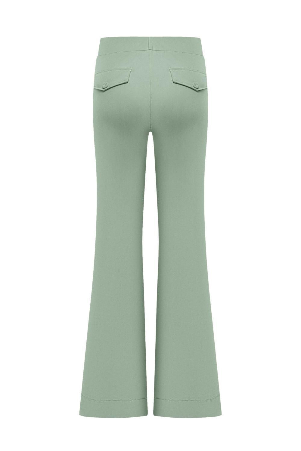 Triple Nine - Travel Broek Fleur Salie - 2301 - Peet kleding