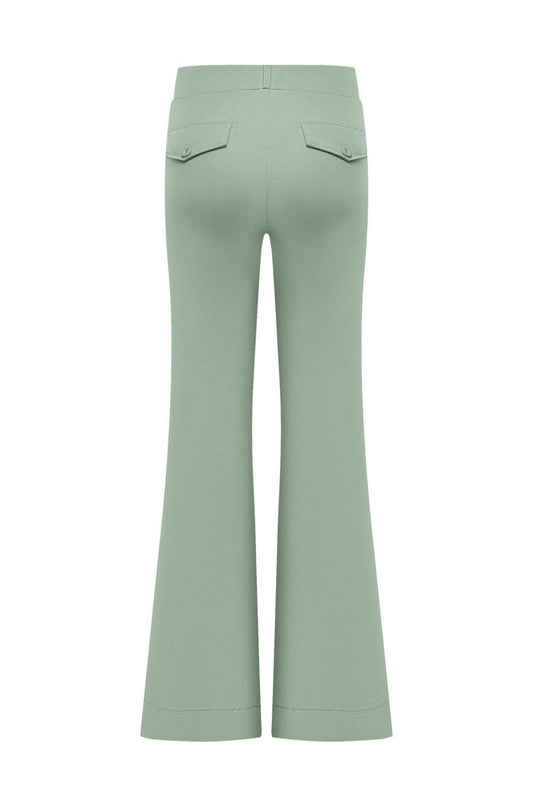 Triple Nine - Travel Broek Fleur Salie - 2301 - Peet kleding