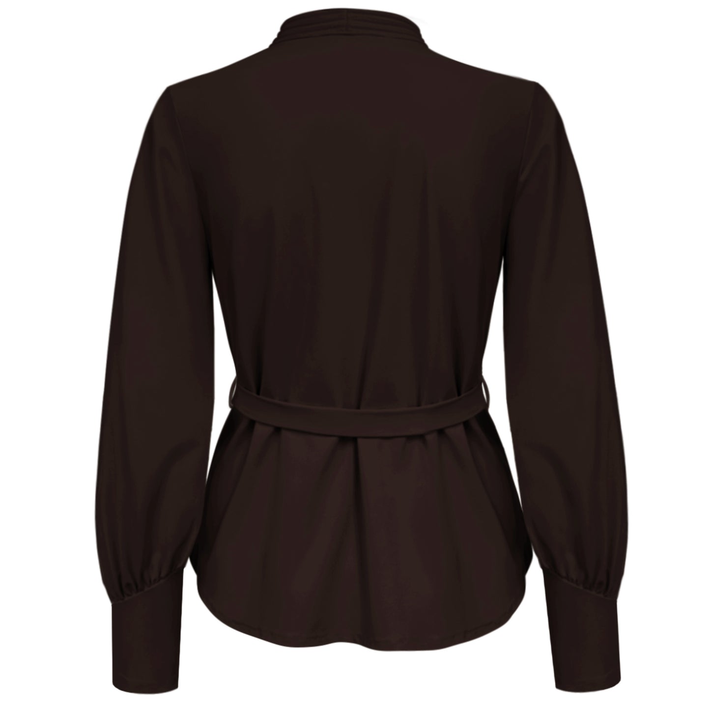 Triple Nine - Travel Blouse Megan Donkerbruin - 5926 - Peet kleding