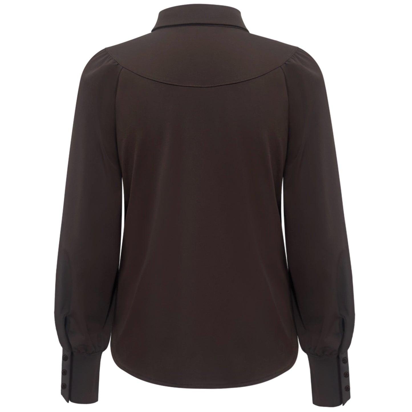 Triple Nine - Travel Blouse Moon Donkerbruin - 5919 - Peet kleding