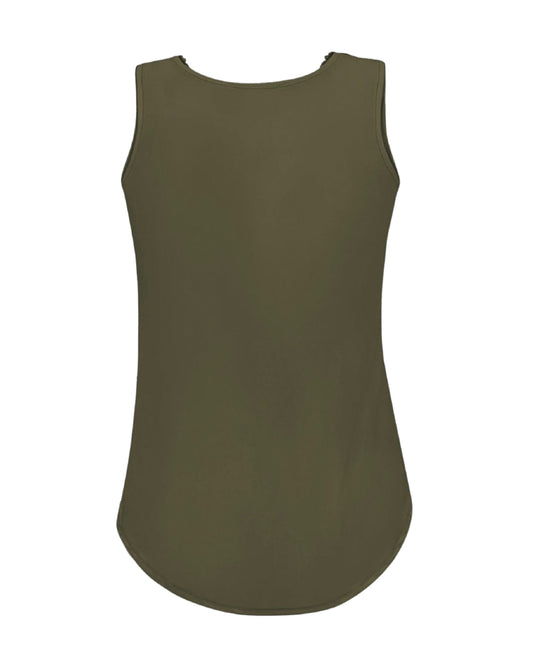 Triple Nine - Travel Top Marly Olijfgroen - 6913 - Peet kleding