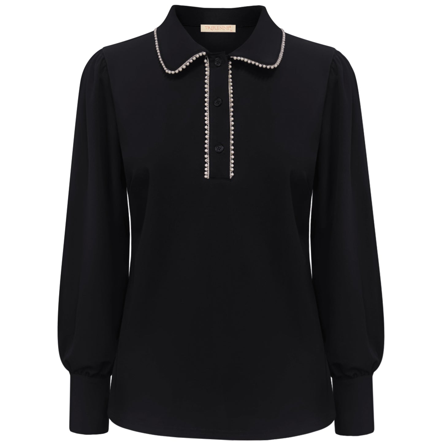 Triple Nine - Travel Top Charme Zwart - 6926 - Peet kleding