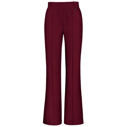 Triple Nine - Travel Broek Fleur Bordeaux - 2301 - Peet kleding