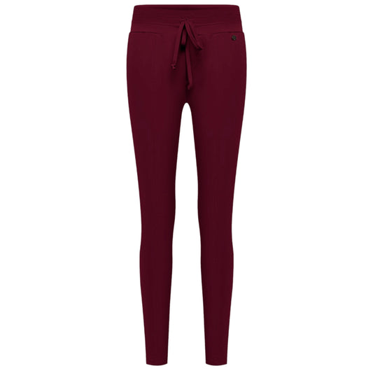Triple Nine - Travel Broek Fenna Bordeaux - 2101 - Peet kleding