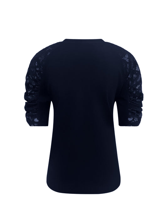 Triple Nine Travel Top Ruth Navy - 6949 - Peet kleding