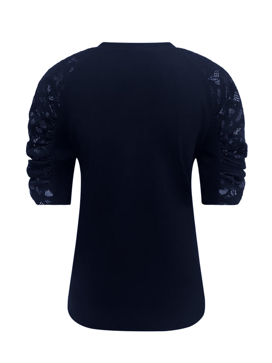 Triple Nine Travel Top Ruth Navy - 6949 - Peet kleding