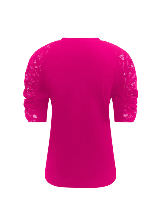 Triple Nine Travel Top Ruth Fuchsia - 6949 - Peet kleding