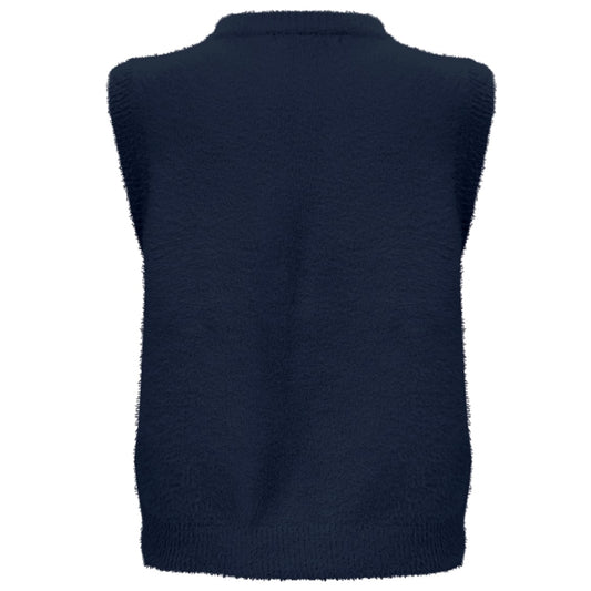 Triple Nine - Fluffy Gilet Inky Navy - 9001 - Peet kleding
