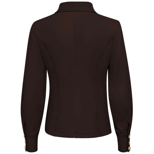 Triple Nine - Travel Blazer Amelie Donkerbruin - 3904 - Peet kleding