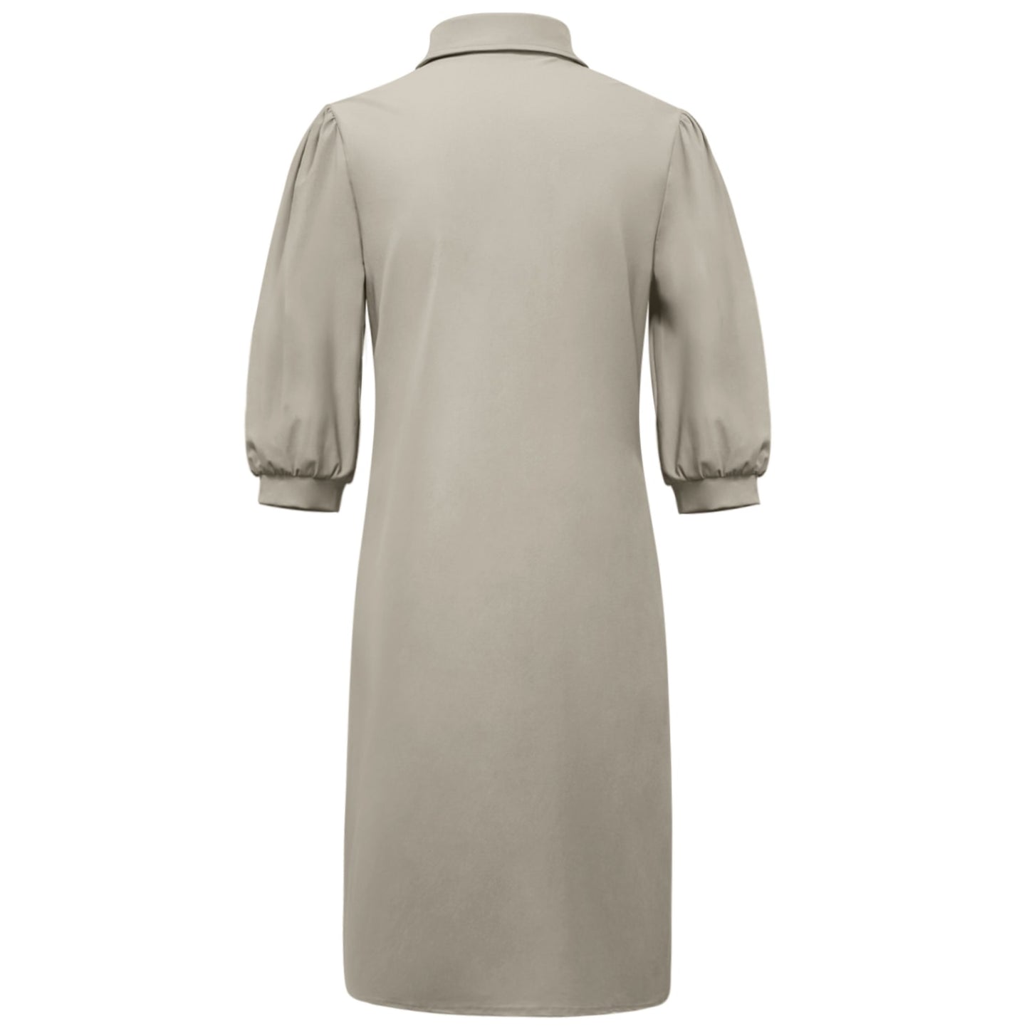 Triple Nine - Travel Jurk Amy Beige - 51803 - Peet kleding