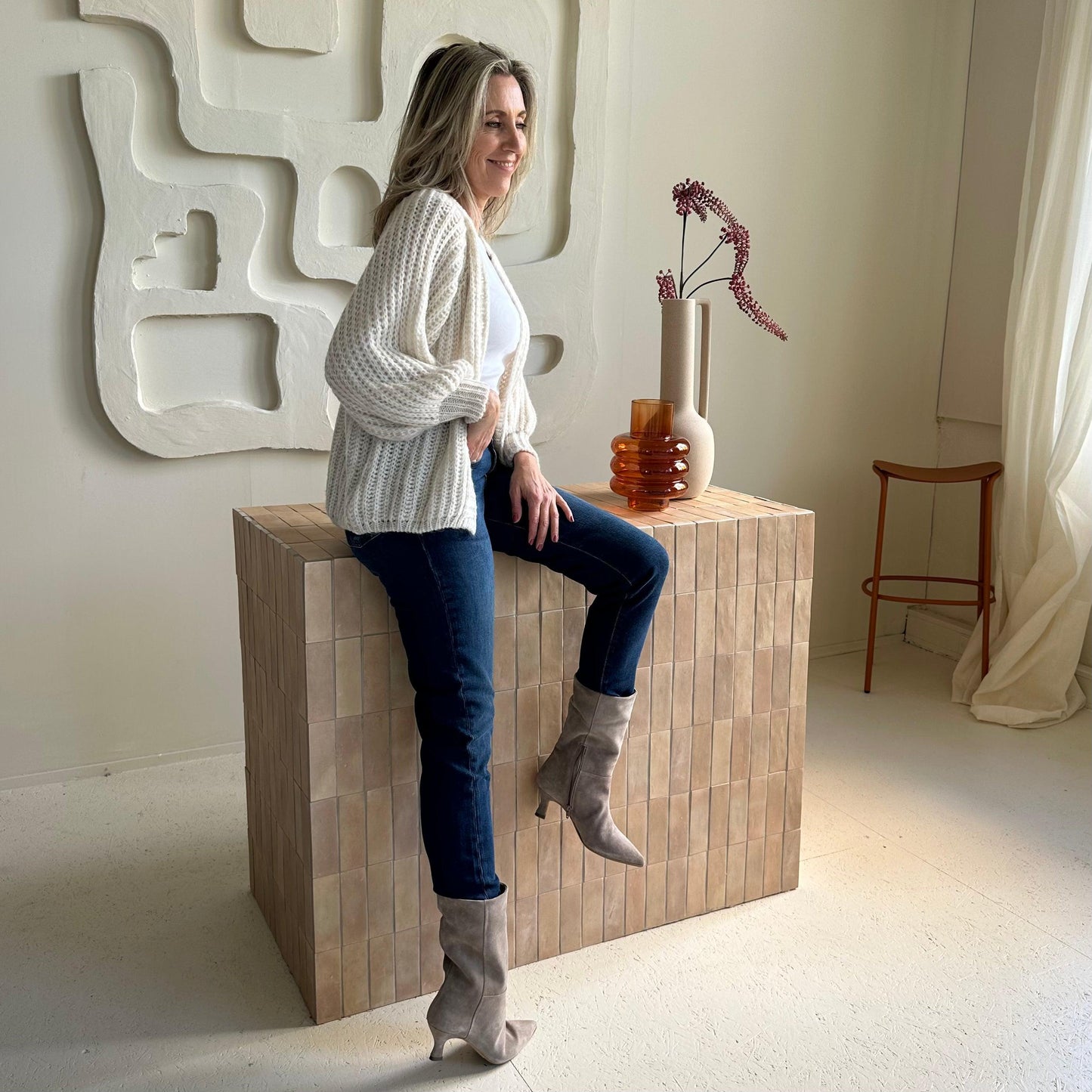 COJ Mom Jeans Lynn Astra Blue - Peet kleding