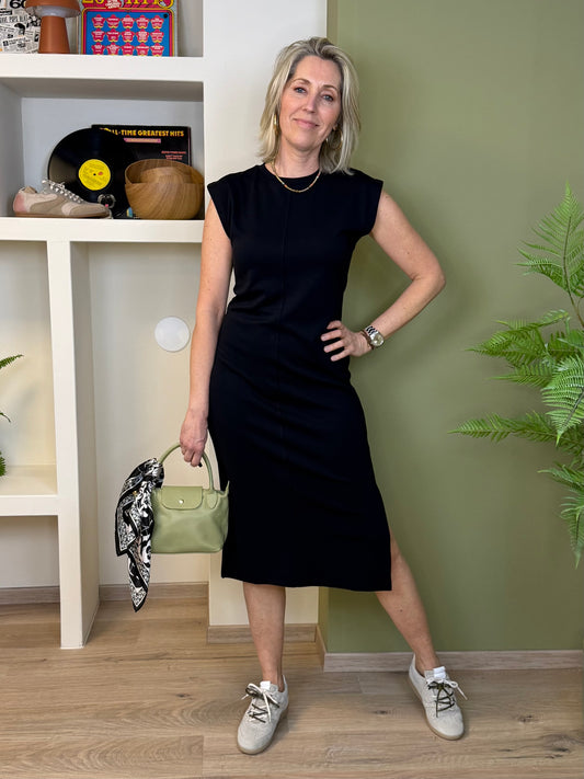 COJ Jurk Marcia Black - Peet kleding