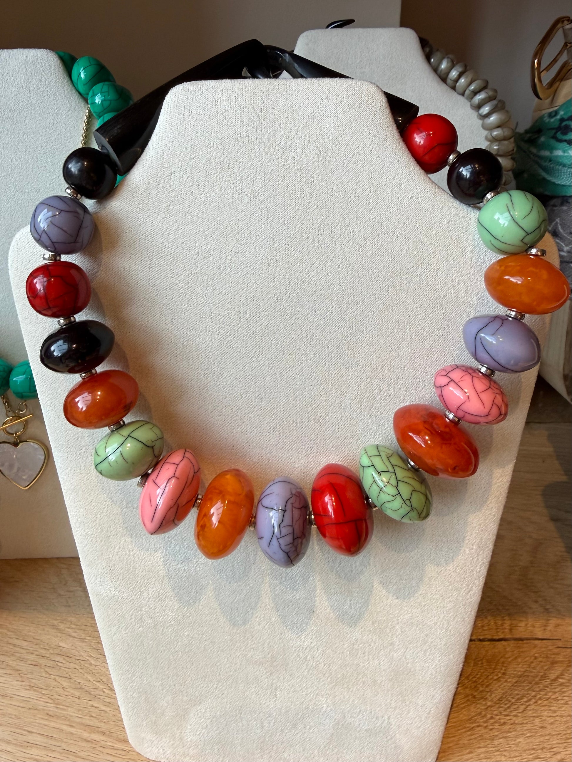 Ketting Fantasy Nepal Big Multi - Peet kleding