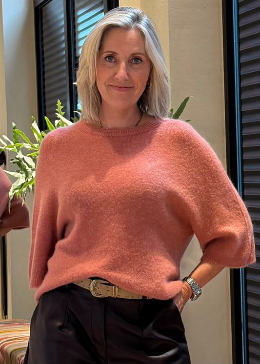 Alpaca Top Silvi Framboos - Peet kleding