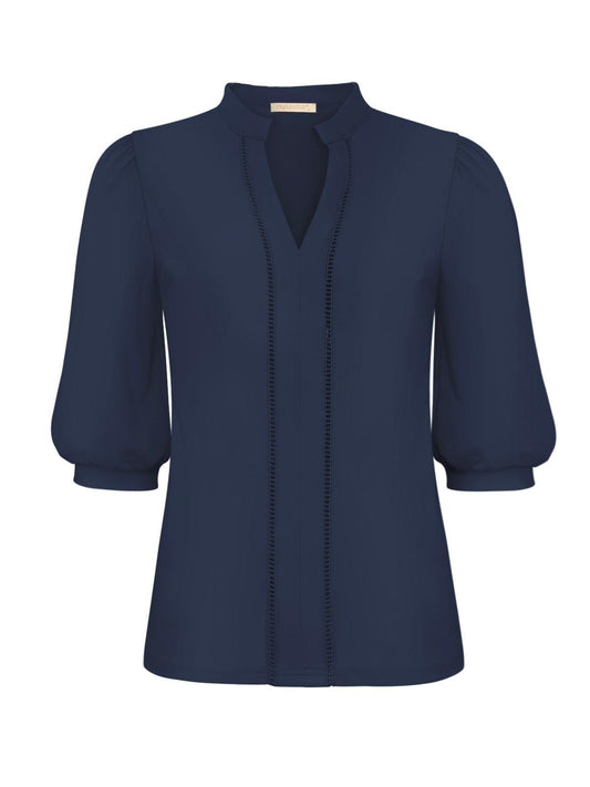 Triple Nine - Travel Top Malou Navy - 8301 - Peet kleding