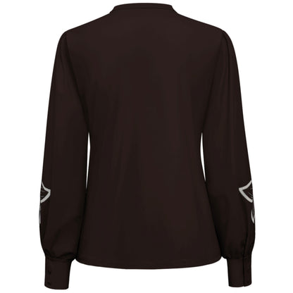 Triple Nine - Travel Blouse Jolie Donkerbruin - 5924 - Peet kleding