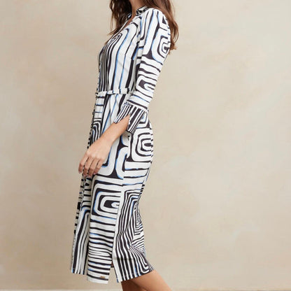Aime Finou Dress Azura Print - Peet kleding