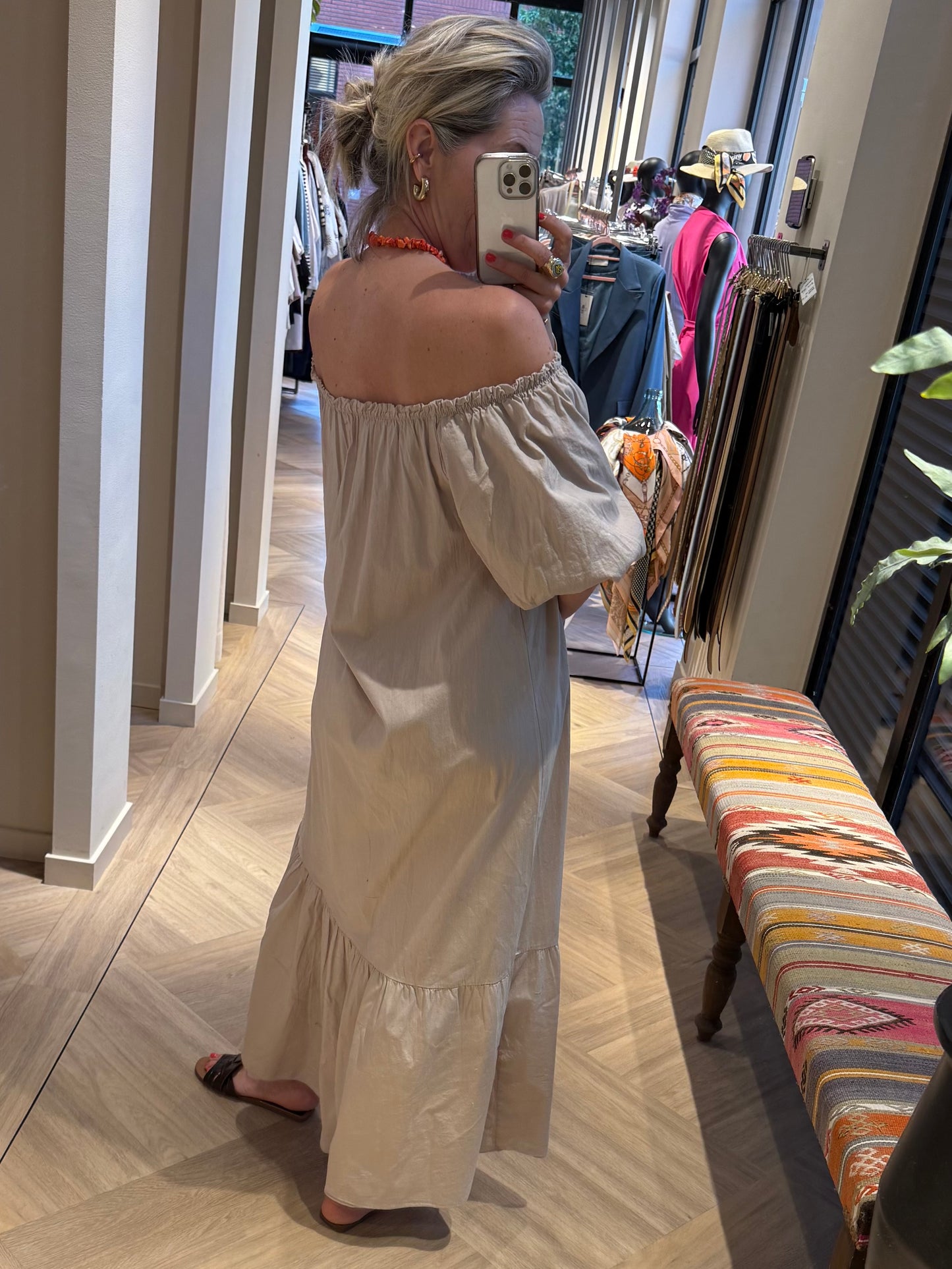 Jurk Roos Zand - Peet kleding