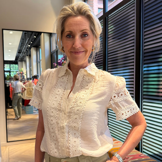 Blouse Jacky Beige - Peet kleding