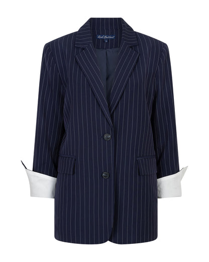 Red Button Blazer Palazzo Blauw Witte Streep - Peet kleding